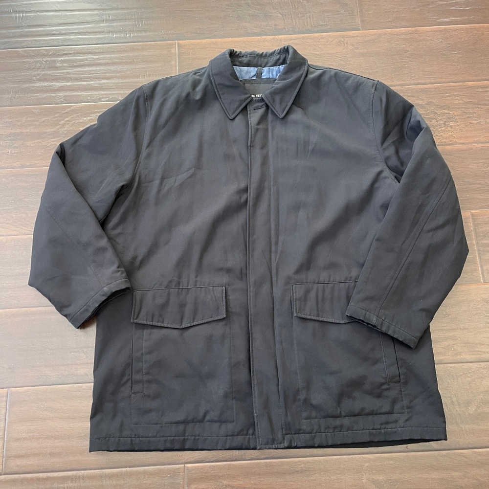 Marc New York By Andrew Mark Men’s Black Zip Button Lined Jacket Sz XL